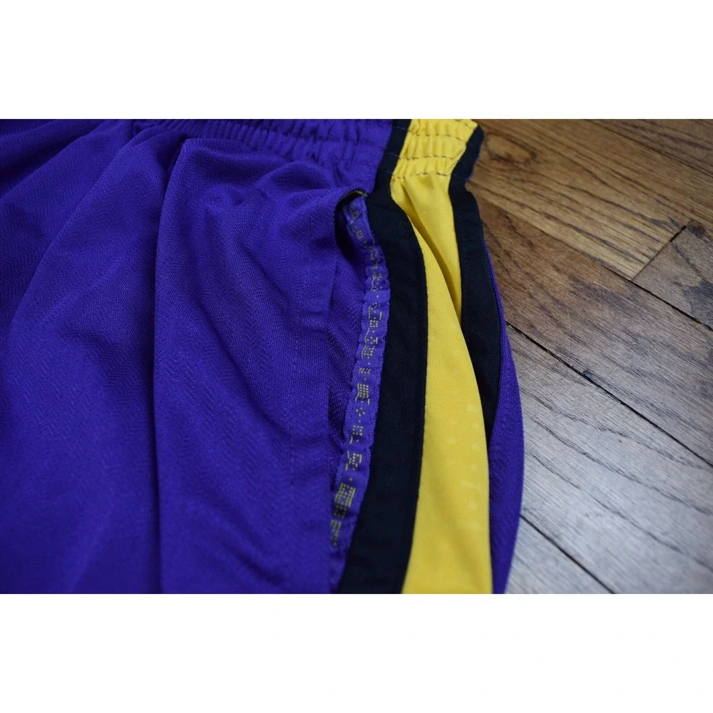 Nike‎ Kobe Bryant Mamba Basketball Shorts Purple Yellow Gold Men's Size Small